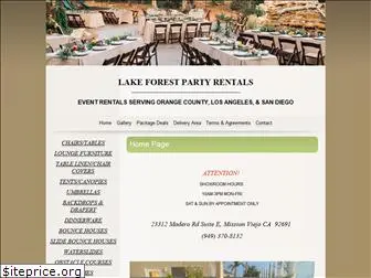 lfpartyrentals.com