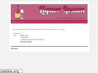 liquoripsum.com