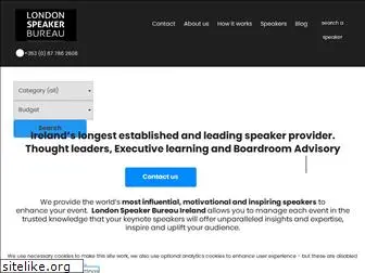 londonspeakerbureau.ie