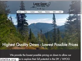 loosegoosedownsupply.com