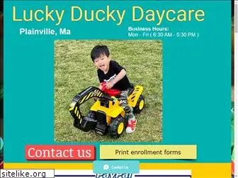 luckyduckydaycare.com
