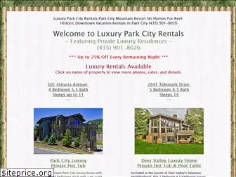 luxuryparkcityrentals.com