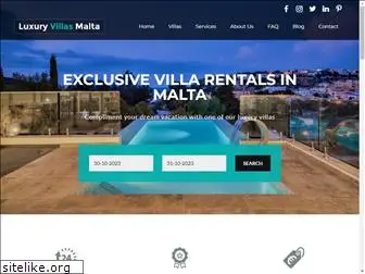 luxuryvillasmalta.com