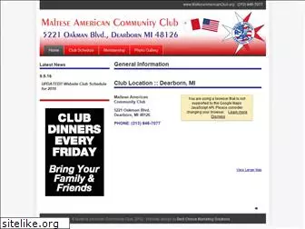 malteseamericanclub.org