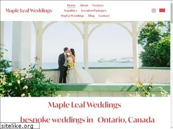 mapleleafweddings.com