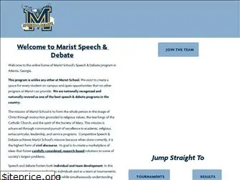 maristdebate.com