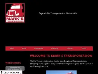 markstransportation.com