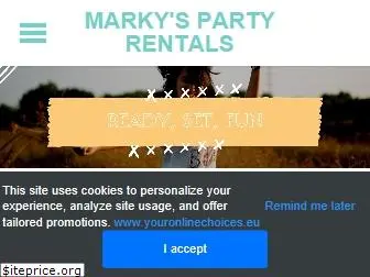 markyspartyrentals.com