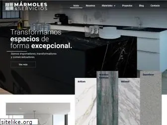 marmolesyservicios.com