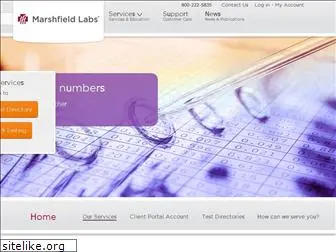 marshfieldlabs.org