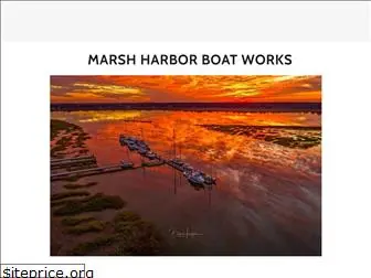 marshharborboatworks.com