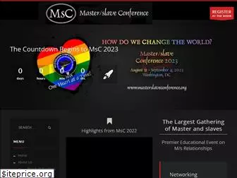 masterslaveconference.org