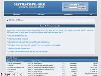 mathscope.org