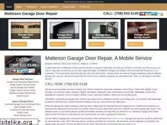 mattesongaragedoorrepair.com