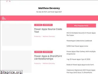 matthewdevaney.com