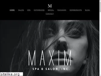 maximspaandsalon.com