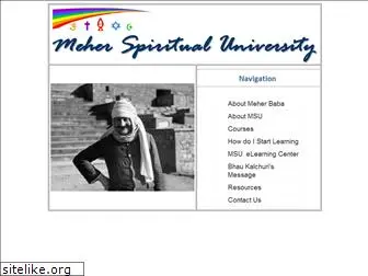 meherspiritualuniversity.org