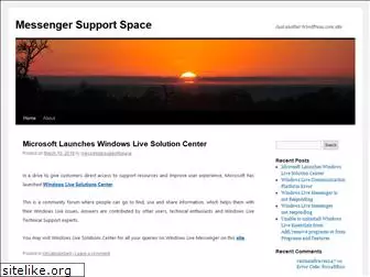 messengersupportspace.wordpress.com