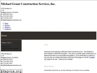 michaelgrantconstruction.com