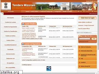 mizoramtenders.gov.in