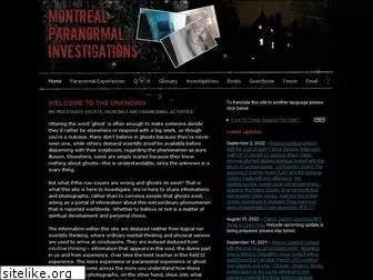 montrealparanormal.com