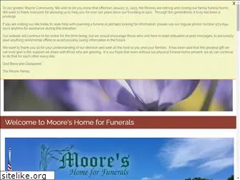 mooreshomeforfunerals.com