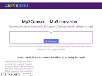Top 76 Similar websites like mp3convert.cc and alternatives