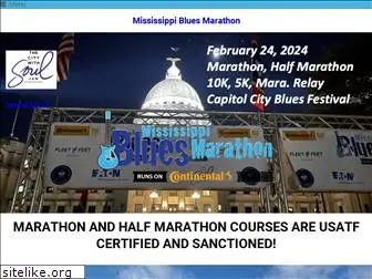 msbluesmarathon.com