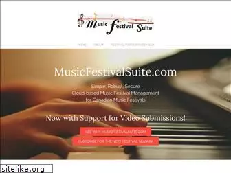 musicfestivalsuite.com