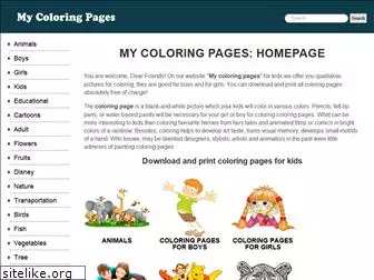 Coloring Pages for Kids · Download and Print for Free ! - Just Color Kids