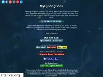 mydjsongbook.com