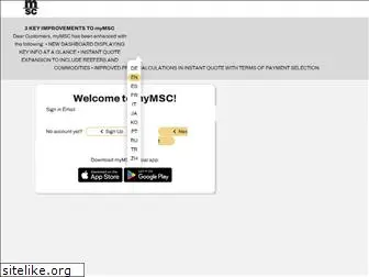 mymsc.com