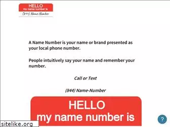 mynamenumber.com