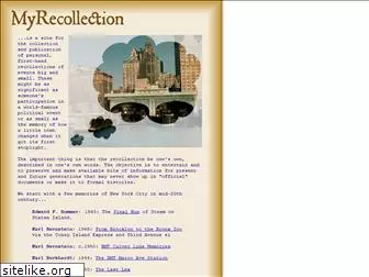 myrecollection.com