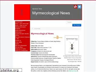myrmecologicalnews.org
