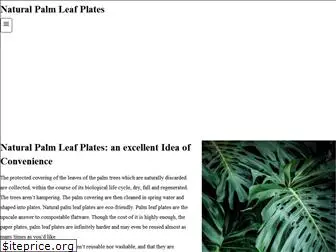 naturalpalmleafplates.com