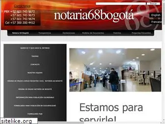 notaria68bogota.com