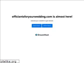 officiantsforyourwedding.com