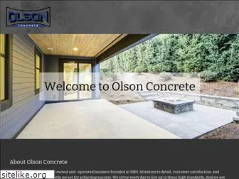 olsonconcretellc.com