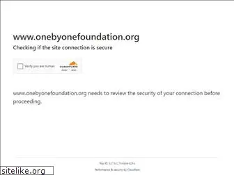 onebyonefoundation.org