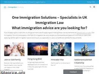 oneimmigrationsolutions.com