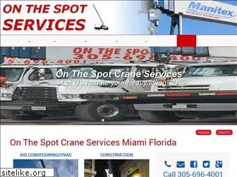 onthespotcraneservices.com