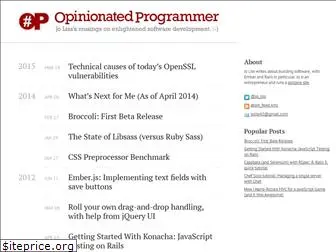 opinionatedprogrammer.com