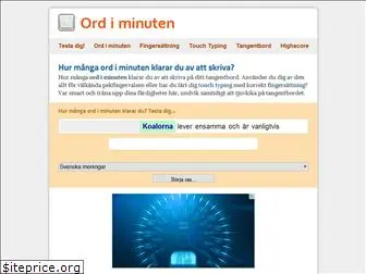 Top 7 Similar websites like ordiminuten.se and alternatives
