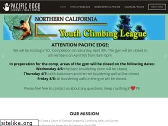 pacificedgeclimbinggym.com