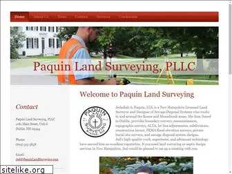 paquinlandsurveying.com