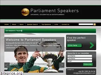 parliamentspeakers.com