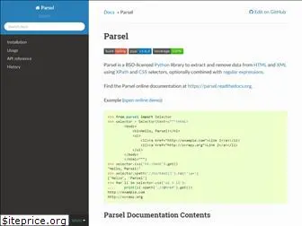 parsel.readthedocs.org
