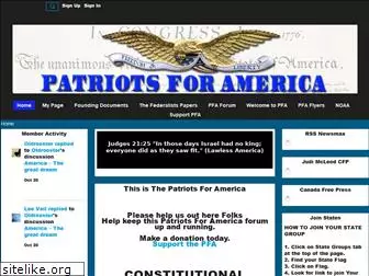 patriotsforamerica.ning.com