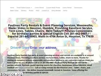 paulinaspartyrentals.com